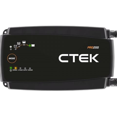 CTEK PRO25S EU 25A Batterilader - Lader - MXS25S - FRI FRAKT!