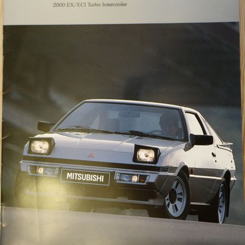 Mitsubishi Starion  1987 brosjyre