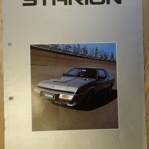 Mitsubishi Starion  1982-88  brosjyrer