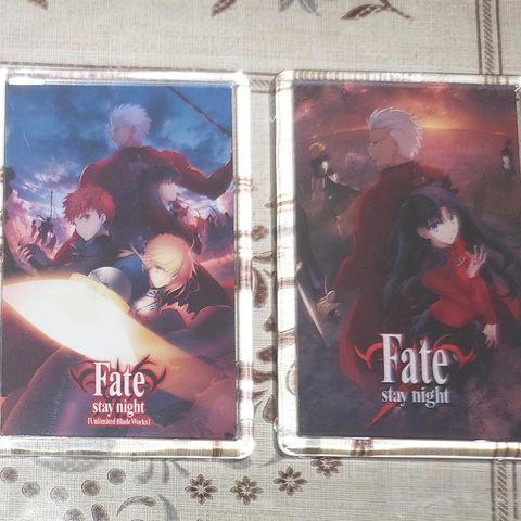 Fate Stay Night Anime kjøleskapsmagneter selges!