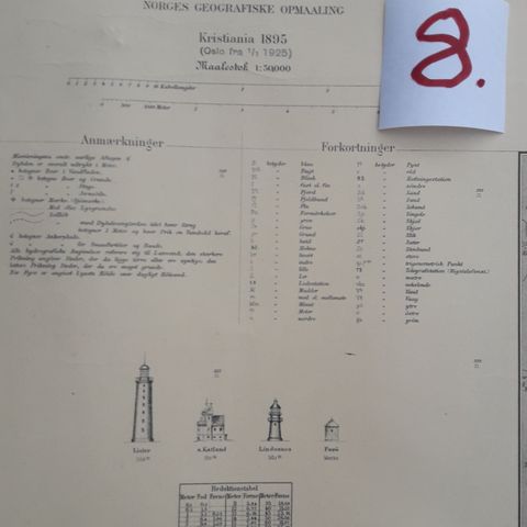 Draft - sjøkart (8)  fra  " Lindesnes til Lister."