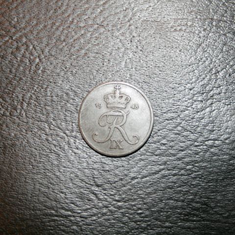 Danmark  2 øre 1948   kr 25,-