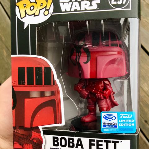 Funko Pop! Boba Fett (Futura Red) | Star Wars (297) Excl. to WonderCon