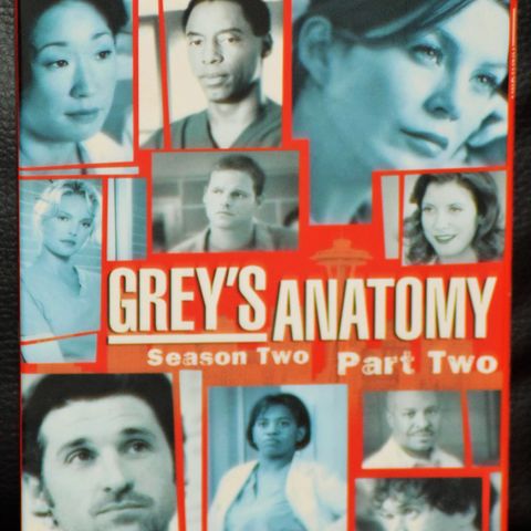 Grey's Anatomy, sesong 2, del 2, norsk tekst, 4xDVD