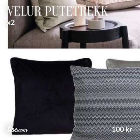 Velur Putetrekk