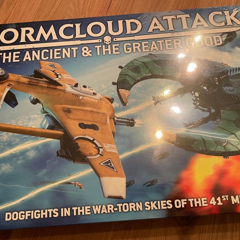 Warhammer 40K Stormcloud Attack, The Ancient/ Greater Good, BNIB, Shrink Wrap