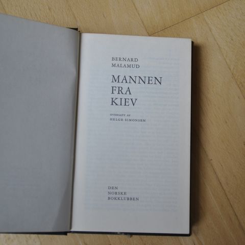 Mannen fra Kiev. Bernard Malamud.