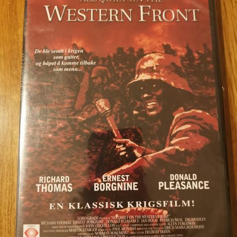 All quiet on the western front (DVD 1979, i plast)