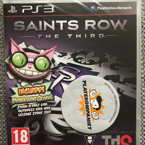 Ubrukt Saints Row The third til PS3