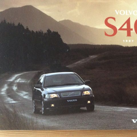 Instruksjonsbok 96 Volvo S 40.
