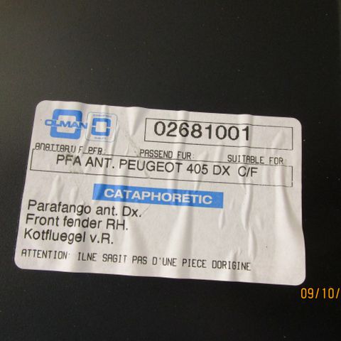 Forskjermer til Peugeot 405