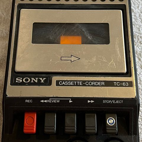 Sony TC-63 kassettspiller/kassettopptager