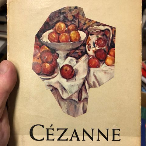 Cezanne en kunstbok til salgs.