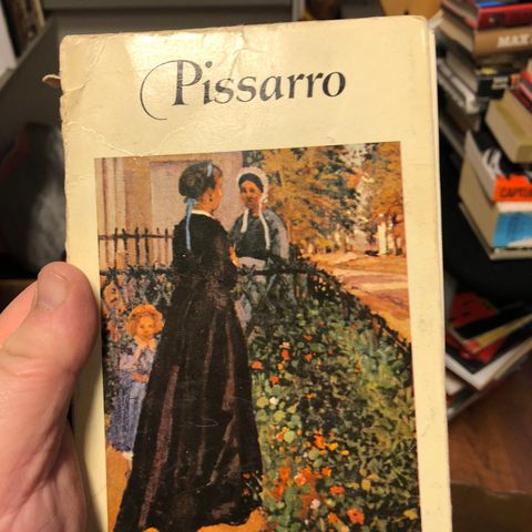 Pissarro en kunstbok til salgs.