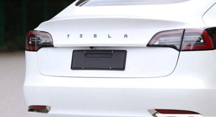 Tesla logo sticker klistremerke