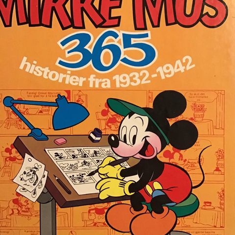 Walt Disney Mikke Mus 365 historier , stor bok utgivelsene fra 1932-1942