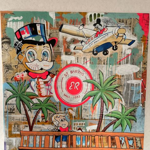 Alec Monopoly - Eden Rock St Barth 1x1m