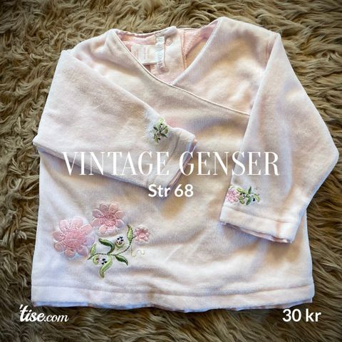 Vintage genser str 68