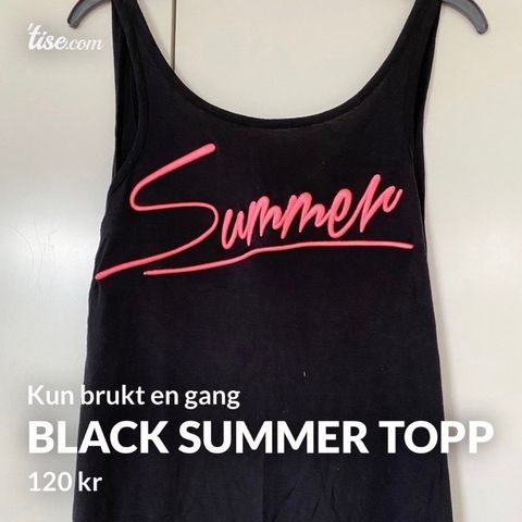 Black Summer Topp