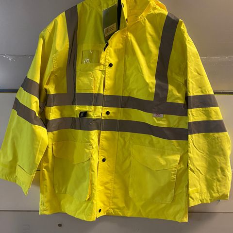 Refleksjakke vinterforet (innerjakke + ytterjakke) HiVis kl 3