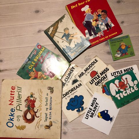 Eldre barnebøker - Disney, Litor mf.