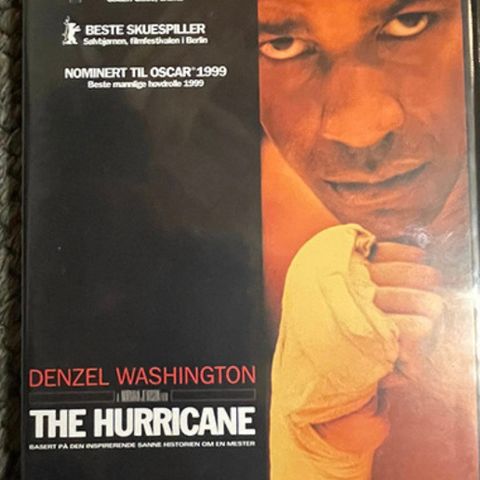 [DVD] The Hurricane - 1999 (norsk tekst)