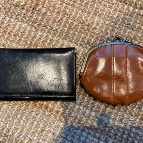 Ubrukt lommebok (brun solgt)