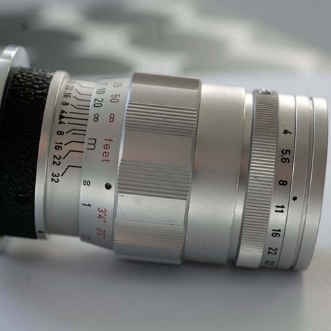 Leica Elmar 4.0/90mm 3-element SJELDEN