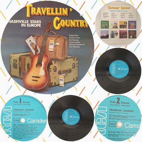 VINTAGE/RETRO LP-VINYL "TRAVELLIN COUNTRY"