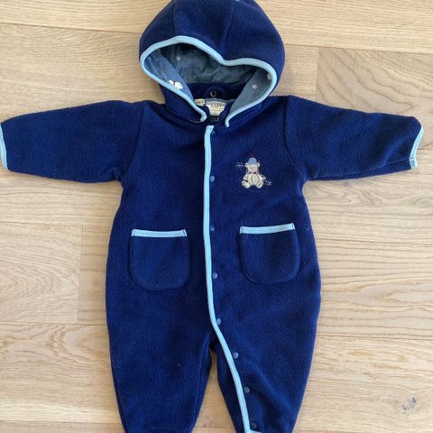 Foret fleecedress til baby - str. 68