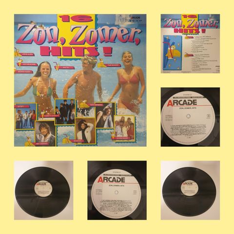 VINTAGE/RETRO LP-VINYL "16 ZON ZOMER HITS 1987"