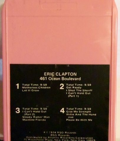 Eric Clapton 8 spors kassett