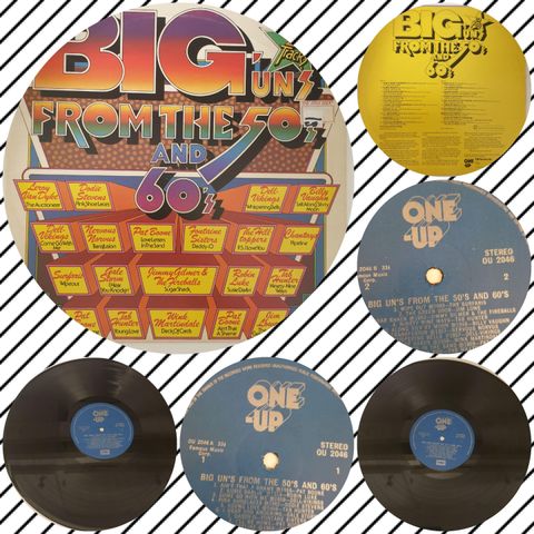 VINTAGE/RETRO LP-VINYL "BIG'UNS FROM THE 50 AND 60'S - 1974"