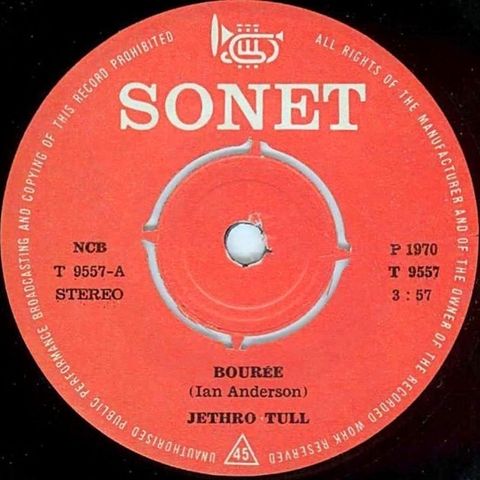 Jethro Tull - Singler på rød Sonet kjøpes