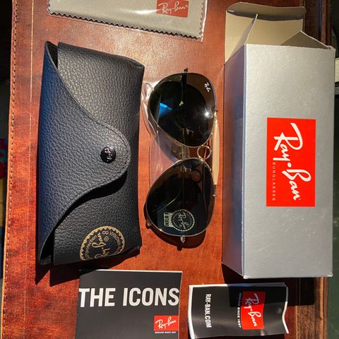 Original Ray Ban Pilot ubrukt