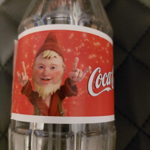 'Satan-nisse' Cola flaske.