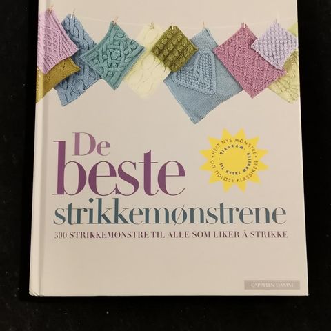 Dei beste strikkemønstrene bok