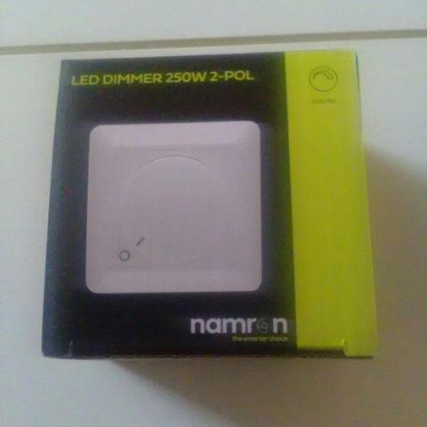 2-POLET LED DIMMER NAMRON 250W PRISEN ER PER STYKK!!!