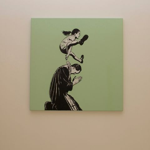 DOLK - Leap Canvas (100 x 100 cm)