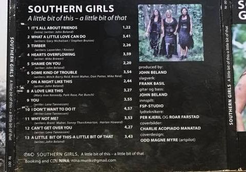Southern Girls - A little bit of this,a little bit of that