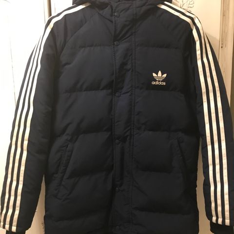 Adidas originals Navy Trefoil Logo Padded Jacket str 158