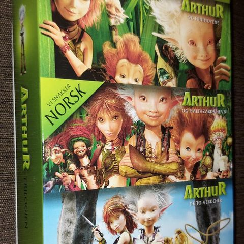 Alle 3 Arthur Filmene DVD Boxset selges!