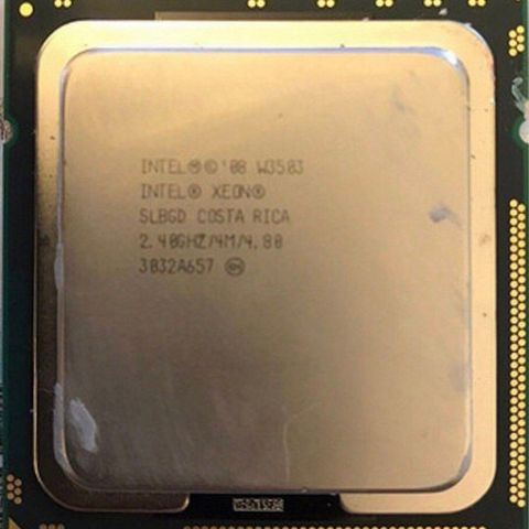 3stk CPU Intel Xenon W3503 2.4 ghz Lga1366 100kr per stk