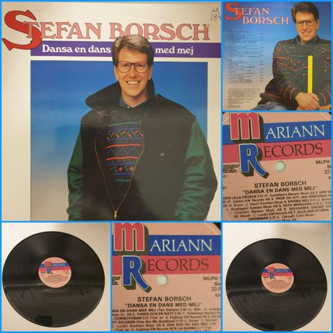 VINTAGE/RETRO LP-VINYL "STEFAN BORSCH/DANSA EN DANS MED MEJ 1987"