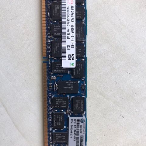 hynix 8GB Ram 2RX4 pc3-10600 r