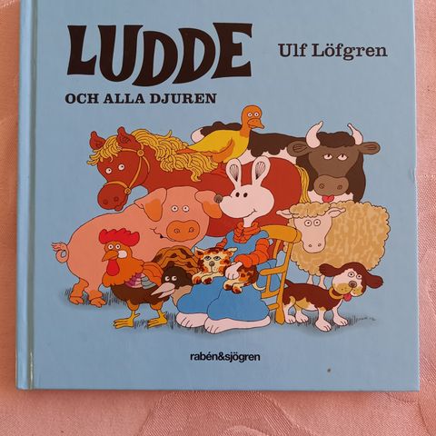 Ludde och alla djuren - Ulf  Löfgren - barnebok!