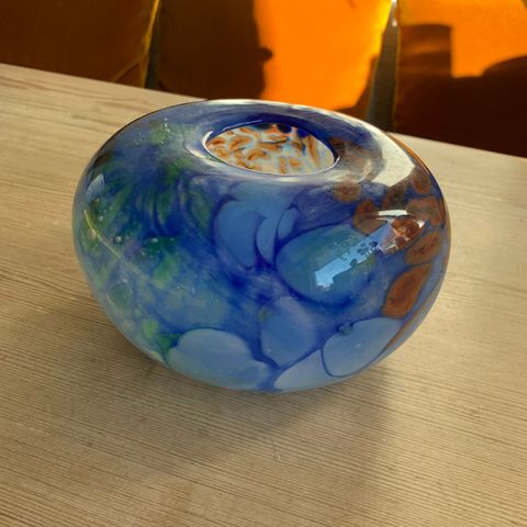 Gro Bergslien Hadeland kunstglass vase