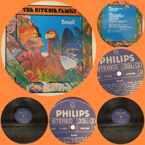 VINTAGE/RETRO LP-VINYL "THE RITCHIE FAMILY/BRAZIL 1975"