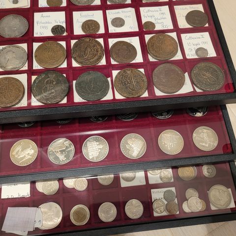 MYNTSAMLING /  Ønsker å kjøpe Norsk samling av mynter og sedler