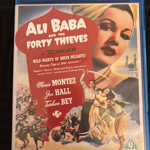 Ali Baba And The Forty Thieves (blu ray)